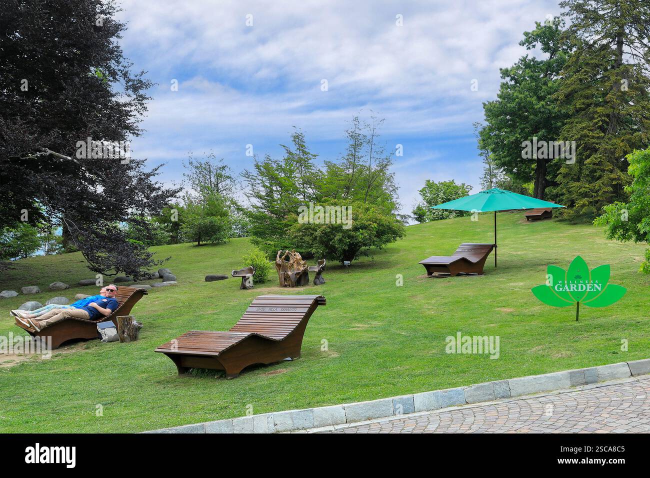 Giardini botanici di Villa Taranto, Lago maggiore, Pallanza, Italia, Europa Foto Stock