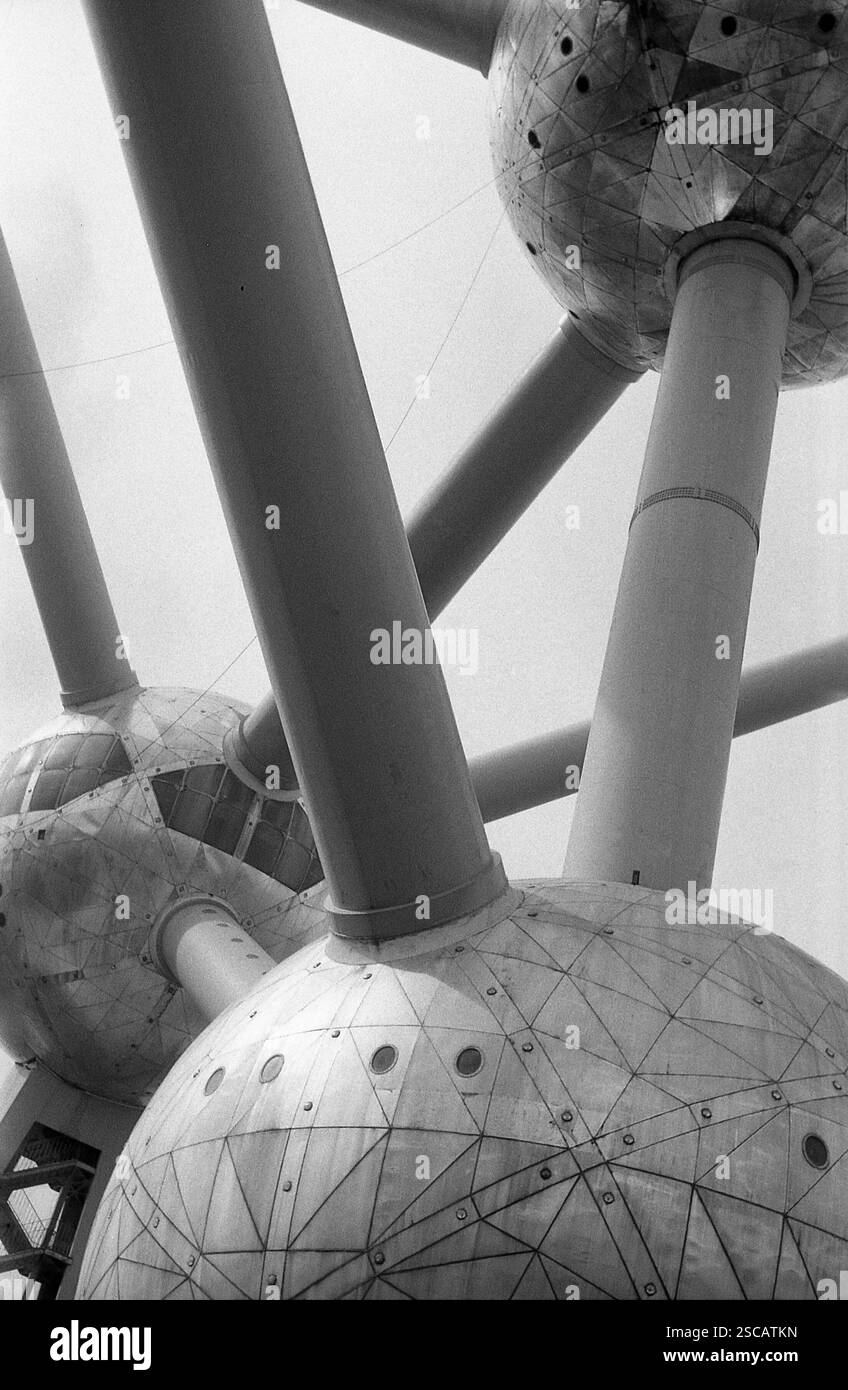 Atomium di Bruxelles. Foto Stock