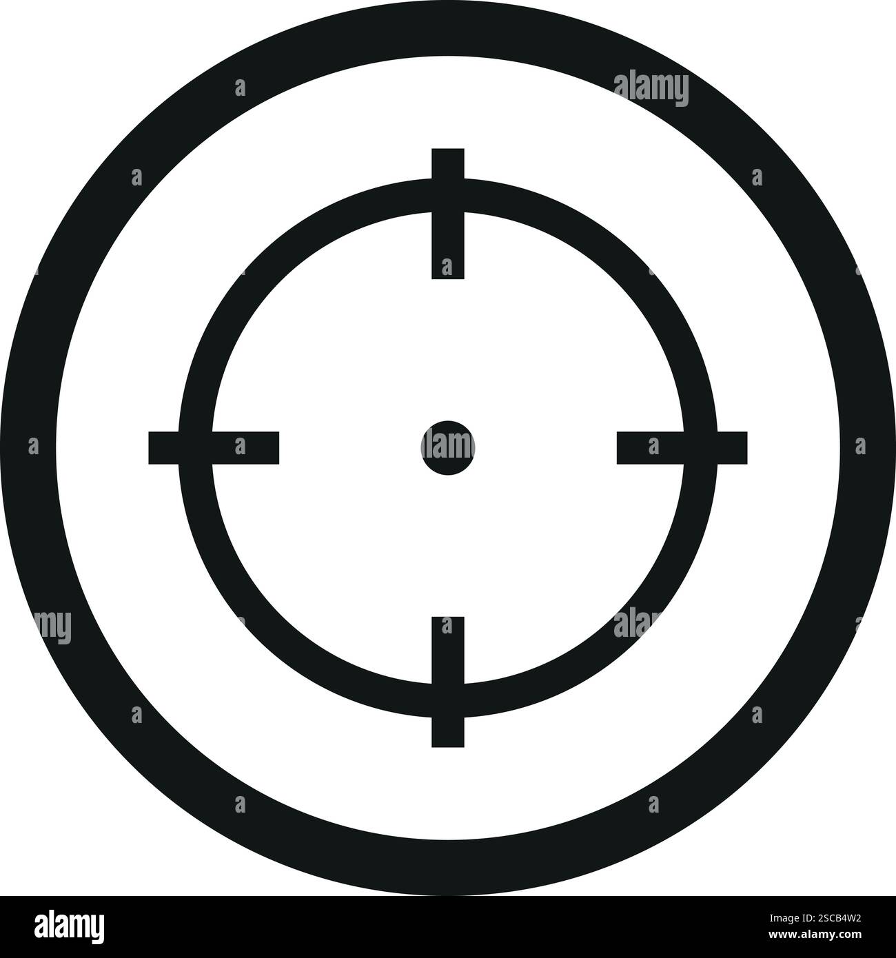 Simbolo icona di addestramento armi. Segni e simboli dell'esercito. Illustrazione Vettoriale