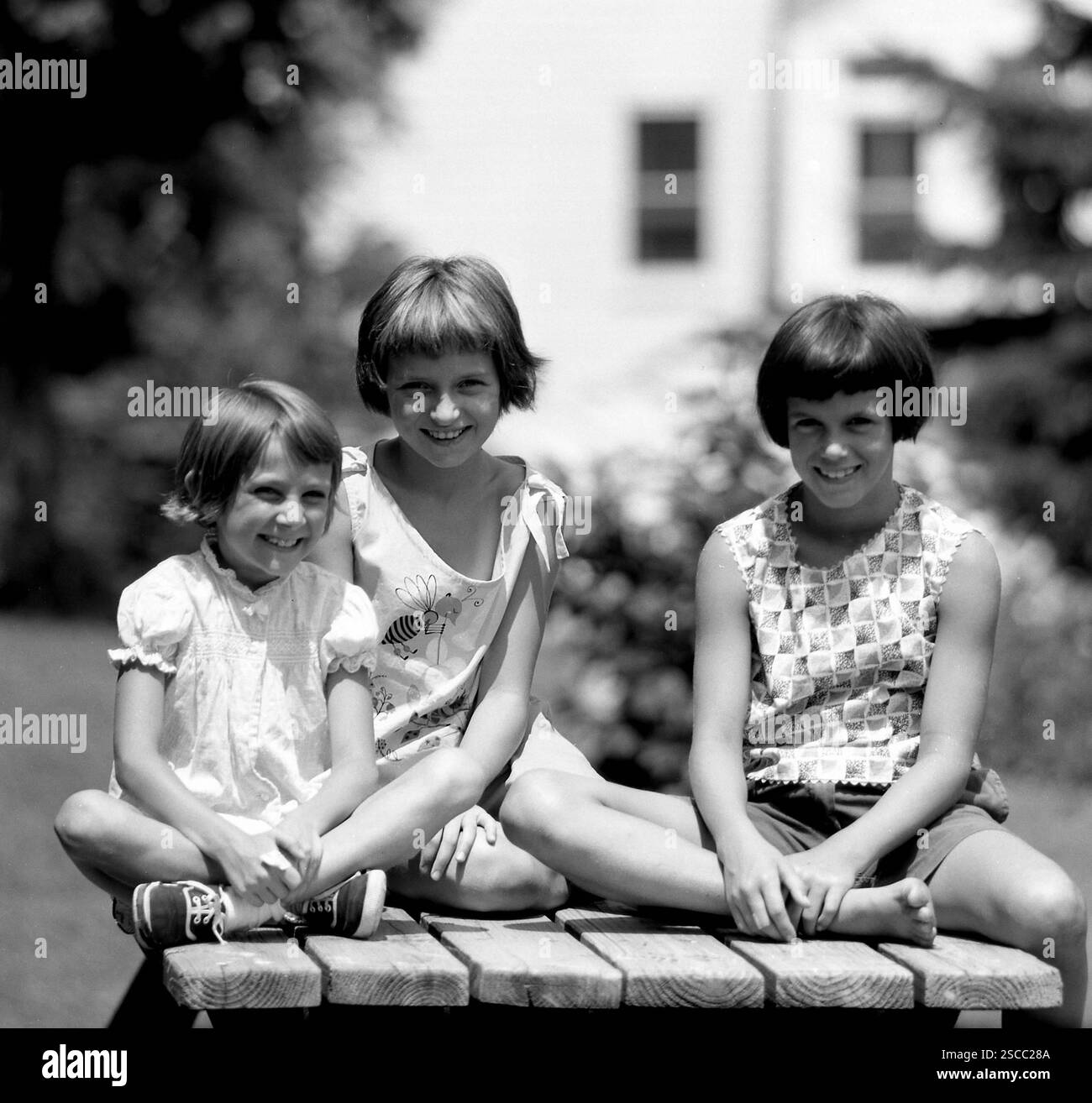 Felice ragazze Glyndon in Maryland. Foto Stock