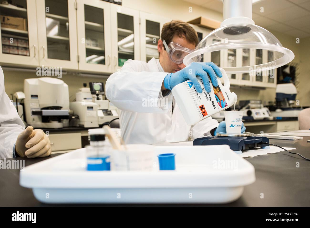 Queste foto sono state scattate per accompagnare una storia sulla grande riapertura dell'HSI Forensic Lab a Tyson's Corner, Virginia. Foto Stock