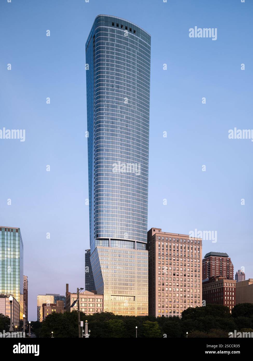 1000M, sede: Chicago, Illinois, architetto: Jahn Foto Stock