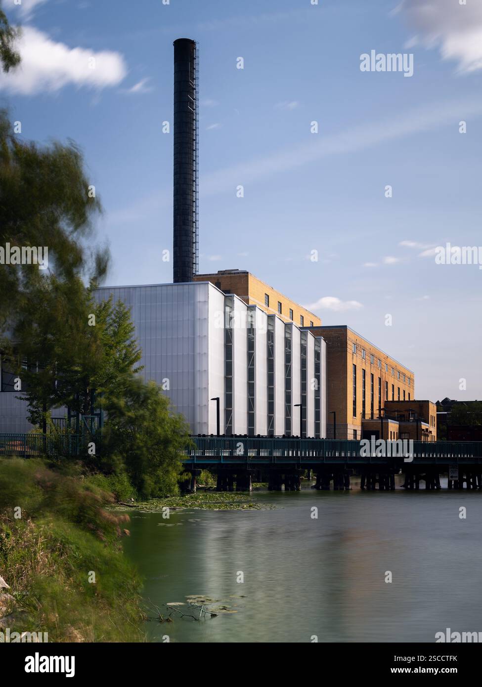 Beloit College Powerhouse, ubicazione: Beloit WI, architetto: Studio Gang Foto Stock