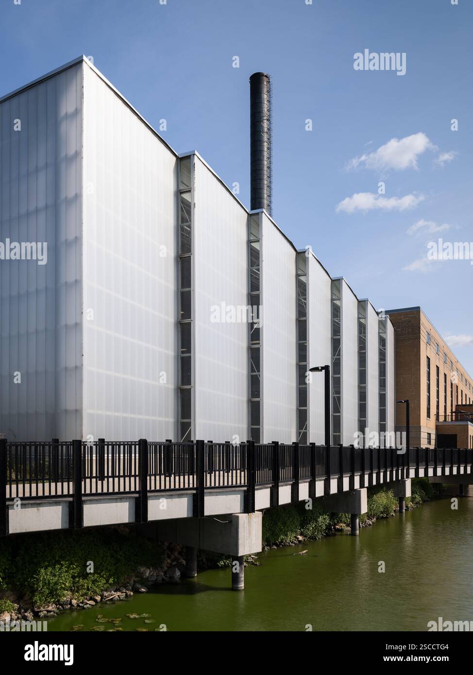 Beloit College Powerhouse, ubicazione: Beloit WI, architetto: Studio Gang Foto Stock