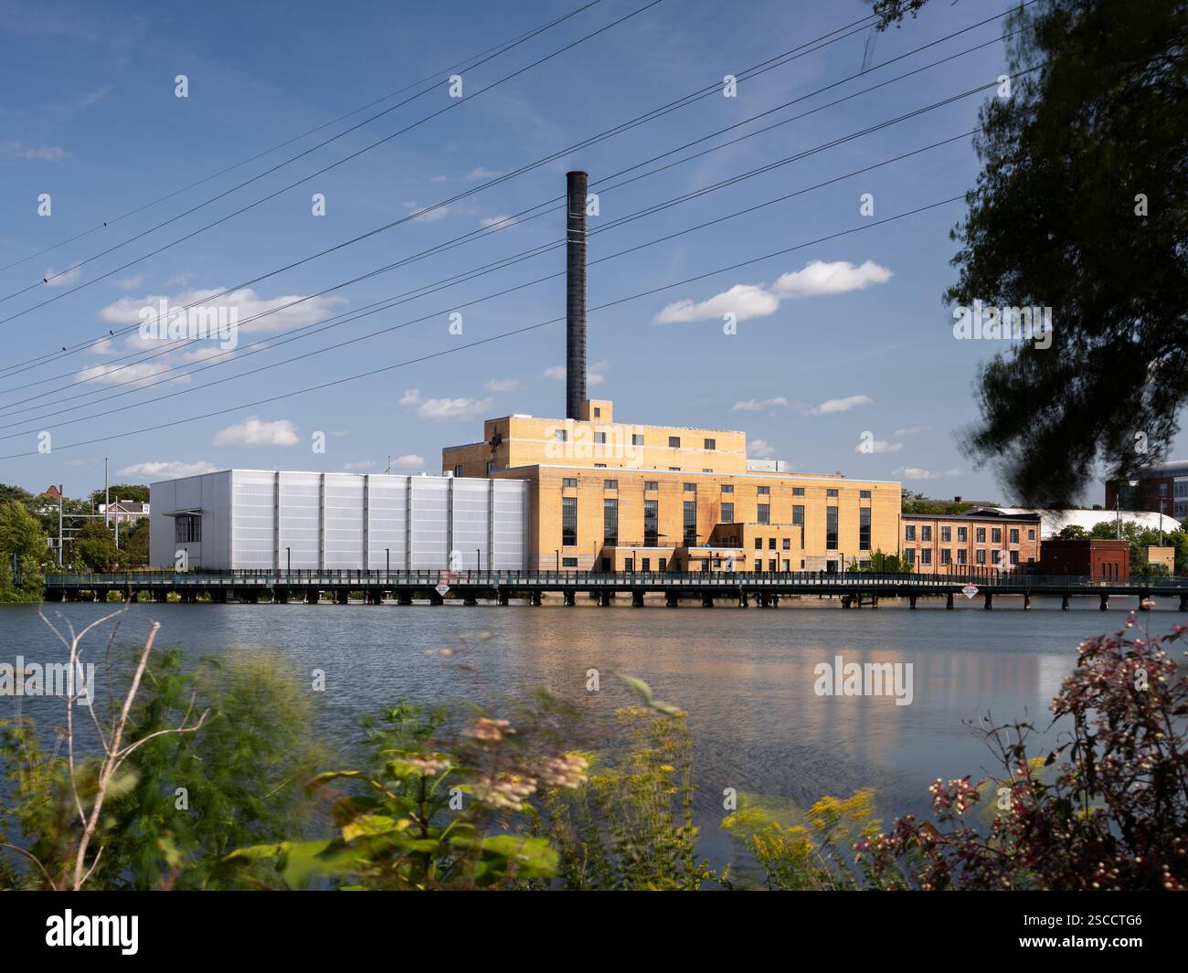 Beloit College Powerhouse, ubicazione: Beloit WI, architetto: Studio Gang Foto Stock