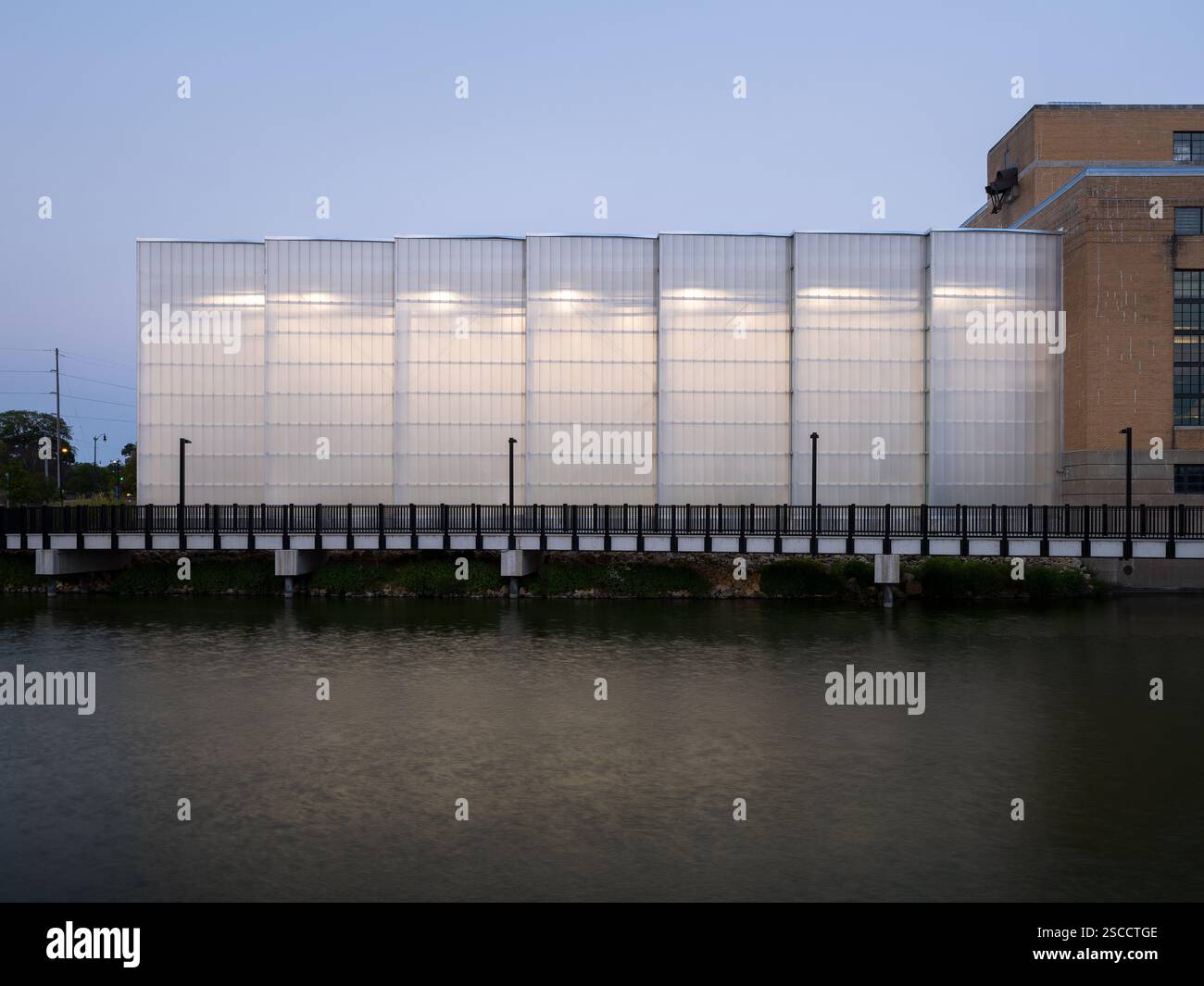 Beloit College Powerhouse, ubicazione: Beloit WI, architetto: Studio Gang Foto Stock