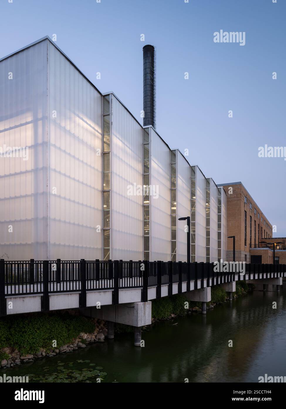 Beloit College Powerhouse, ubicazione: Beloit WI, architetto: Studio Gang Foto Stock