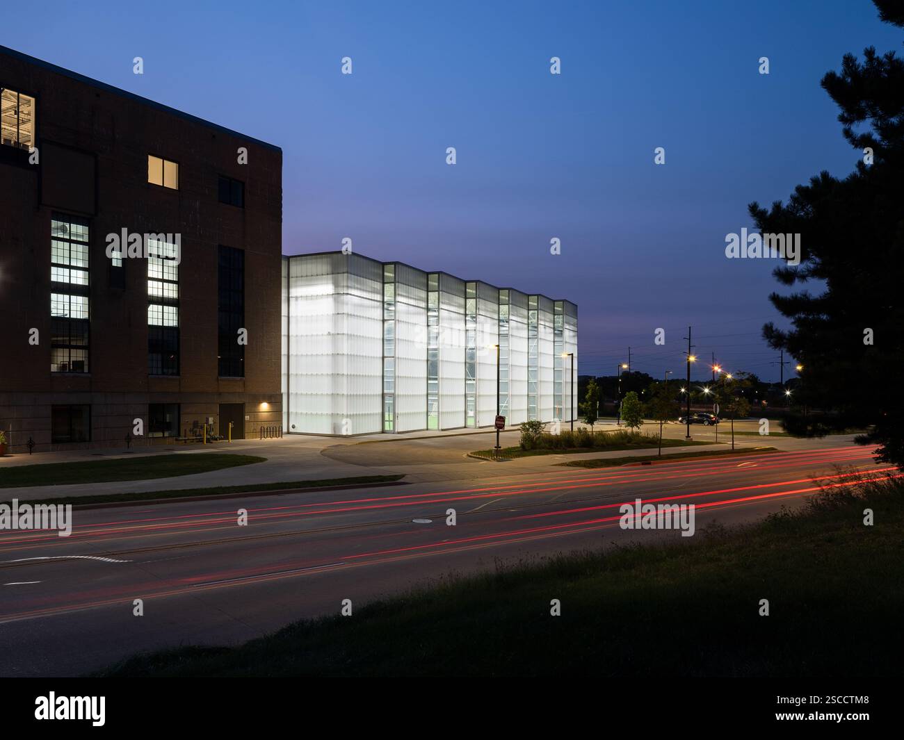 Beloit College Powerhouse, ubicazione: Beloit WI, architetto: Studio Gang Foto Stock