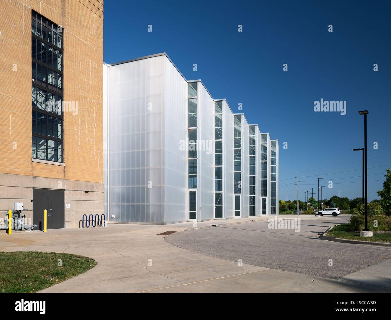 Beloit College Powerhouse, ubicazione: Beloit WI, architetto: Studio Gang Foto Stock