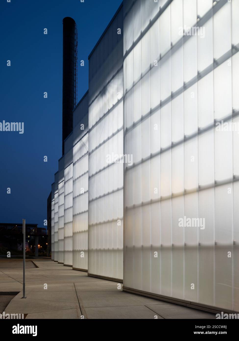 Beloit College Powerhouse, ubicazione: Beloit WI, architetto: Studio Gang Foto Stock