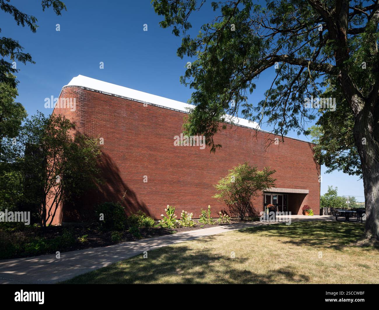 Beloit College Oscar G. Mayer Hall, sede: Beloit WI, architetto: Harry Weese Associates Foto Stock
