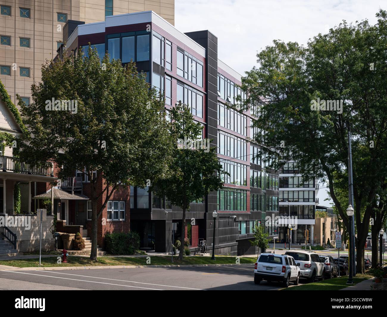 Barracuda Condominiums, ubicazione: Madison, WISCONSIN, architetto: Populance Foto Stock