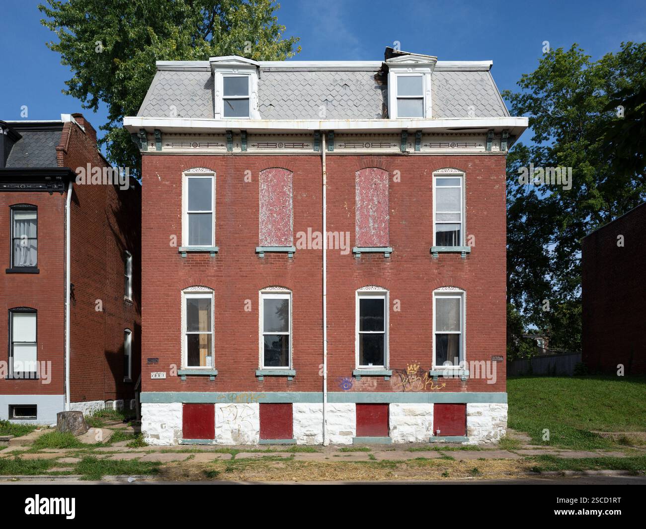 Quartiere di Benton Park, posizione: St. Louis, Missouri Foto Stock