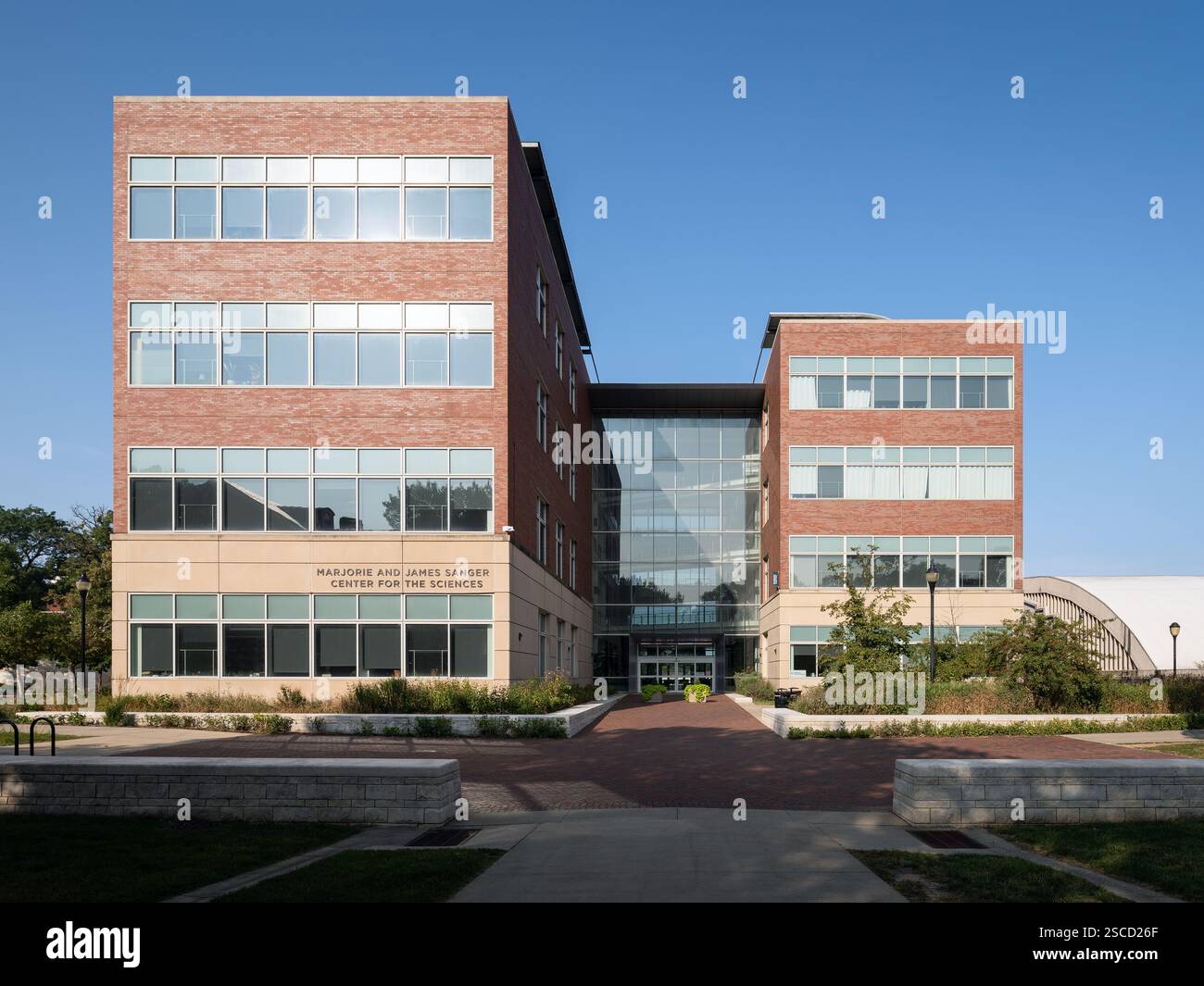 Sanger Center for the Sciences, sede: Beloit WI, architetto: Holabird & Root Foto Stock