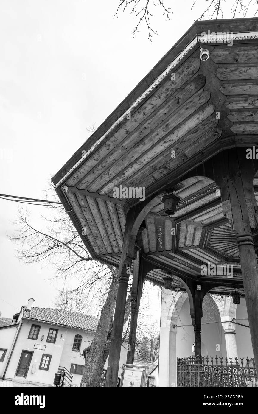 Sarajevo - Bosnia ed Erzegovina - 11 FEB 2024: La Galleria Nazionale della Bosnia ed Erzegovina si trova a Sarajevo. La galleria è stata istituita a oC Foto Stock