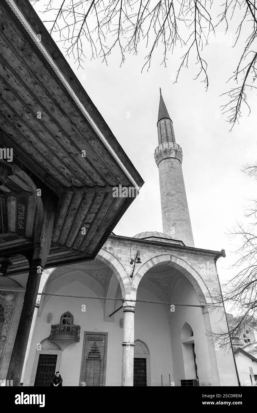 Sarajevo - Bosnia ed Erzegovina - 11 FEB 2024: La Galleria Nazionale della Bosnia ed Erzegovina si trova a Sarajevo. La galleria è stata istituita a oC Foto Stock