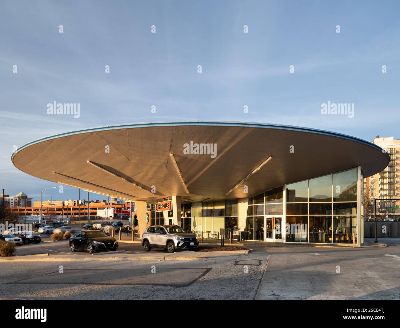 Council Plaza Phillips 66, ubicazione: St. Louis, Missouri, architetto: Schwarz & Van Hoefen Foto Stock