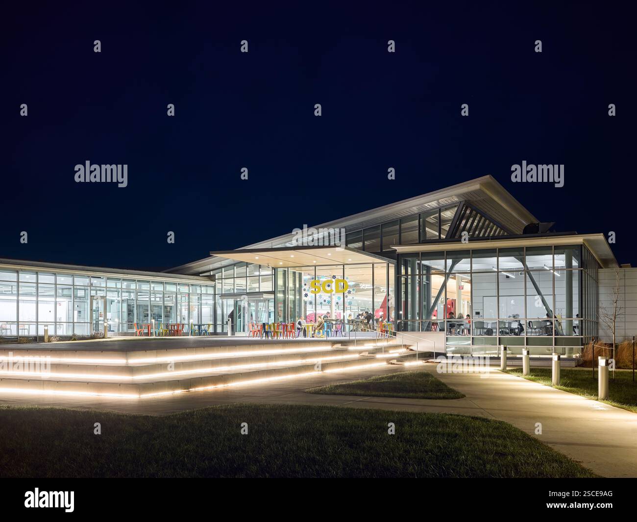 Siebel Center for Design, sede: Champaign, Illinois, architetto: Bohlin Cywinski Jackson Foto Stock