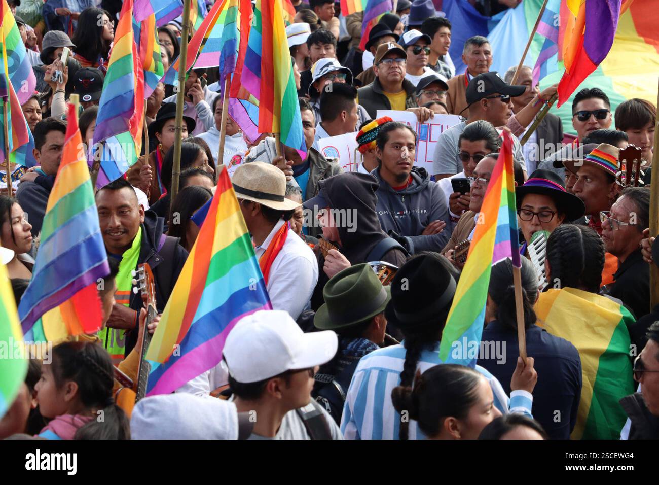 LEONIDAS IZA BELL CLOSING Quito, giovedì 6 febbraio 2025 Leonidas Iza Bell Closing, in Plaza Quitumbe, a sud della capitale foto API Rolando Enriquez Quito Pichincha Ecuador POL CIERRECAMPANALEONIDASIZA 1802af8b6371ee3d59834294ecde1c2e Copyright: XROLANDOxENRIQUEZx Foto Stock