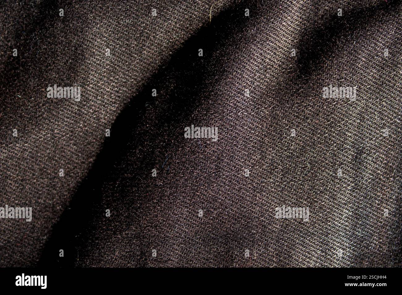 Texture in denim jean nero come sfondo Foto Stock