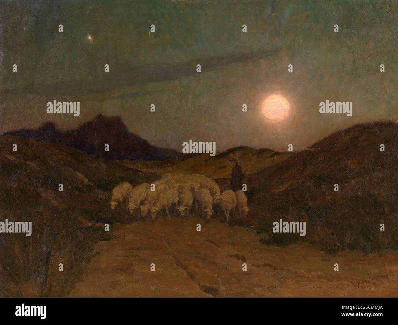 Sera al Kempen, 1922. Foto Stock