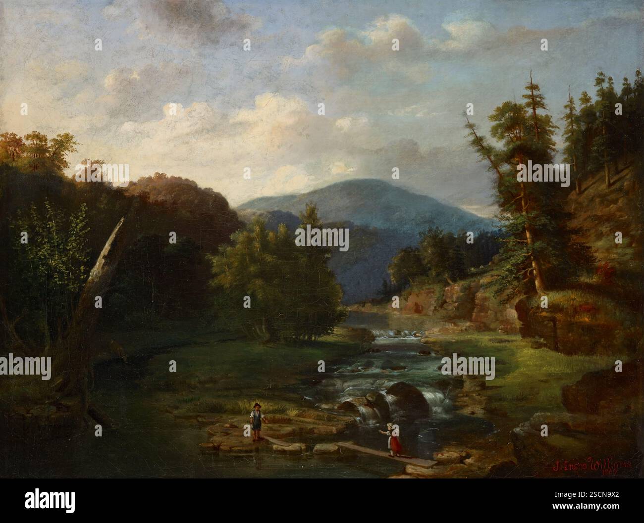 Landscape in Ohio, 1867. Foto Stock