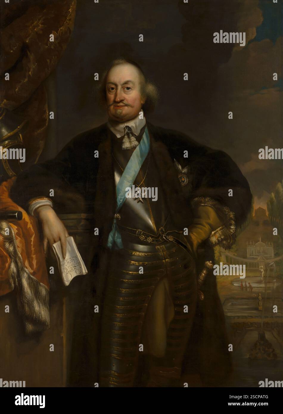 Ritratto di Johan Maurits (1604-1679), conte di Nassau-Siegen, fondatore del Mauritshuis. Foto Stock