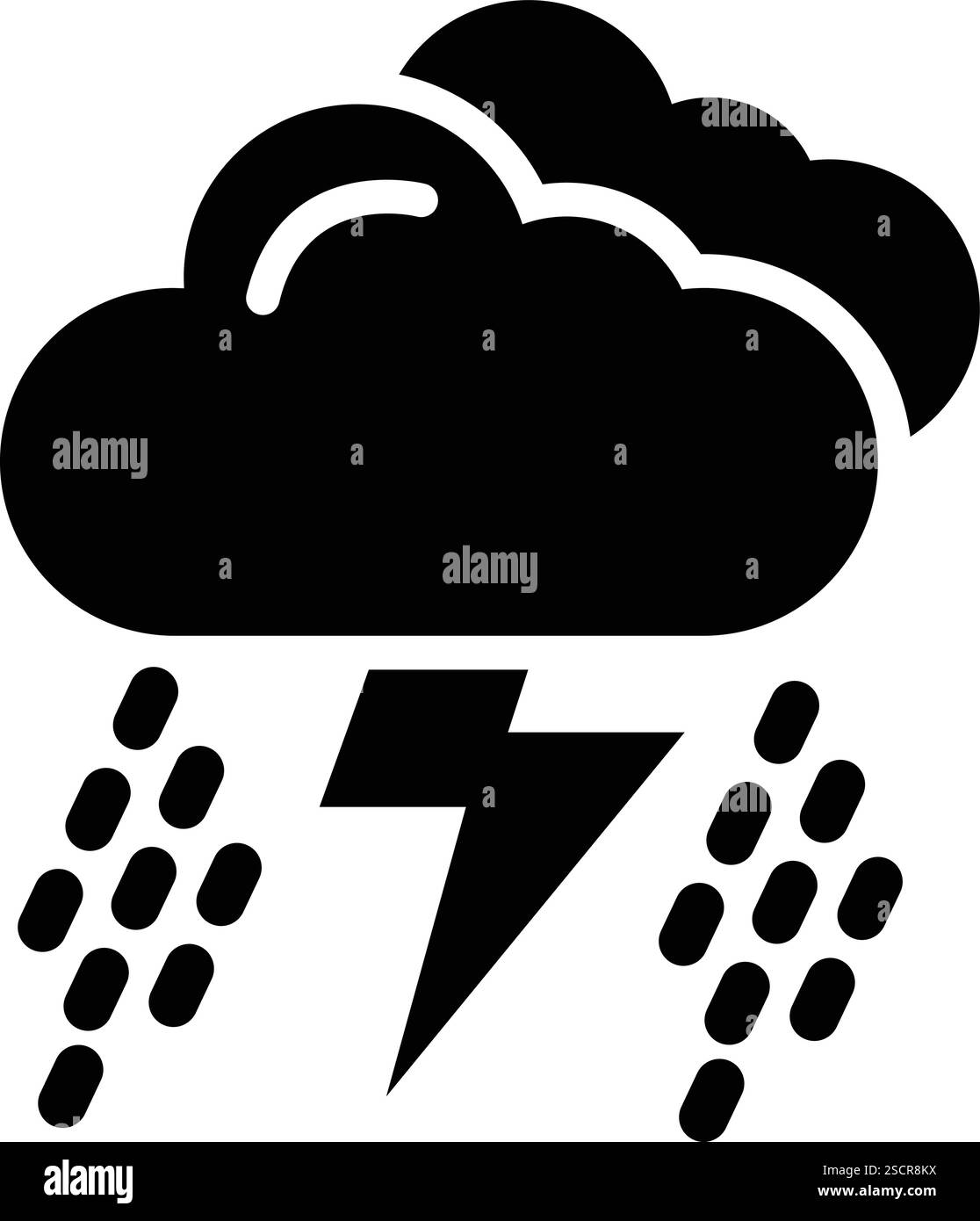 Illustrazione del progetto di icona Storm Vector Illustrazione Vettoriale