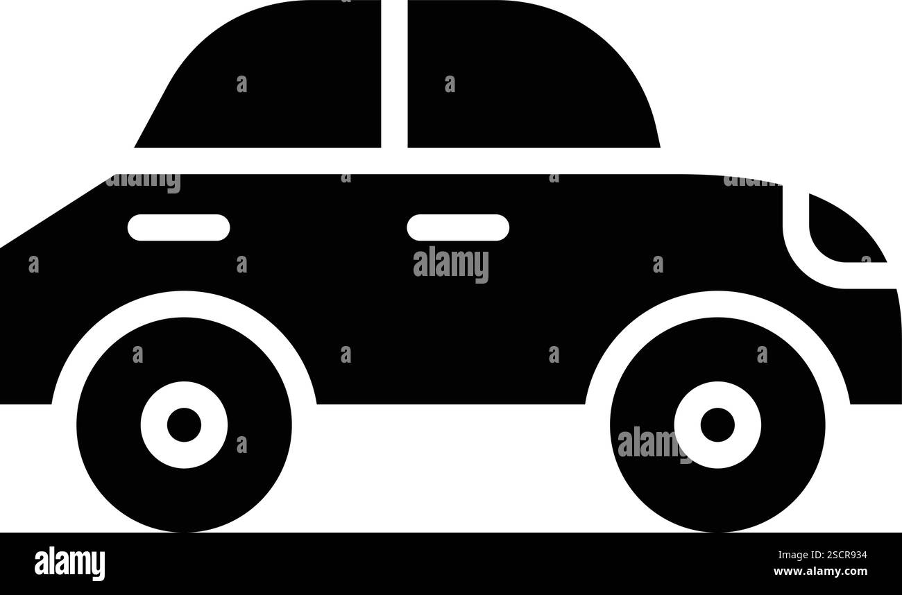 Illustrazione del design dell'icona del vettore taxi Illustrazione Vettoriale