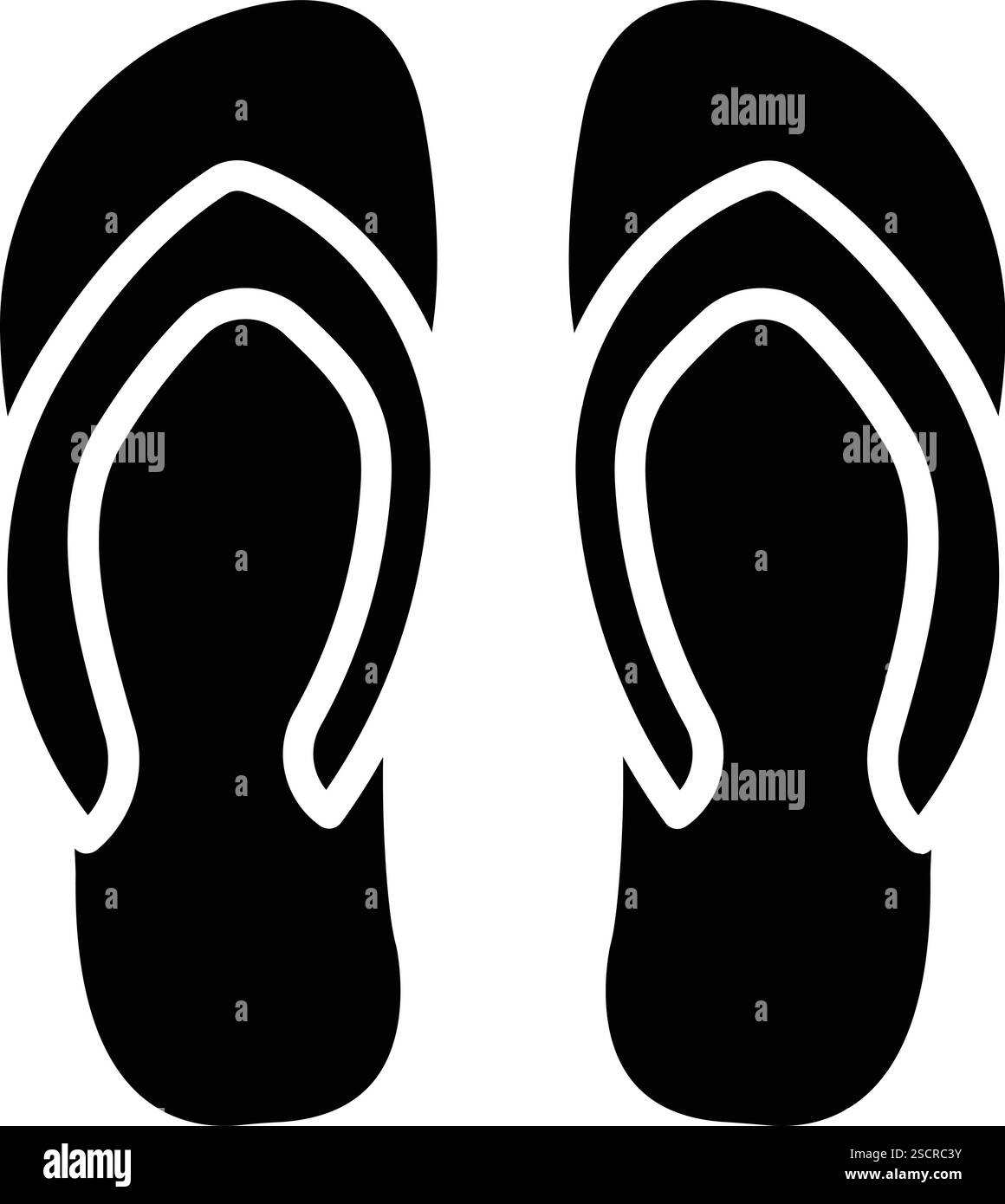 Illustrazione di progettazione dell'icona del vettore slipper Illustrazione Vettoriale