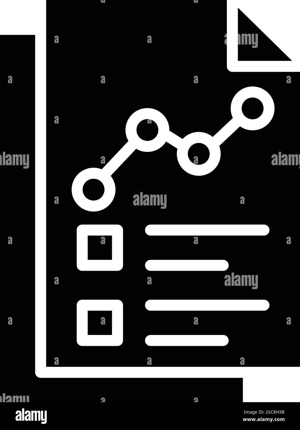 Illustrazione del progetto dell'icona del vettore di rapporto Illustrazione Vettoriale
