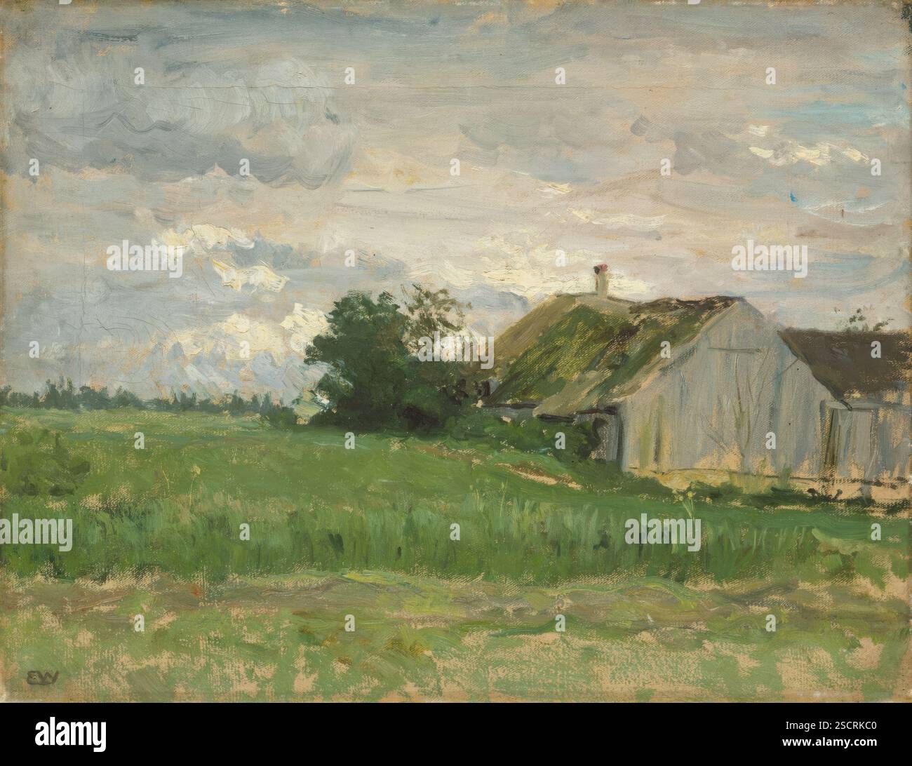 Studio del paesaggio, probabilmente nel 1879. Foto Stock