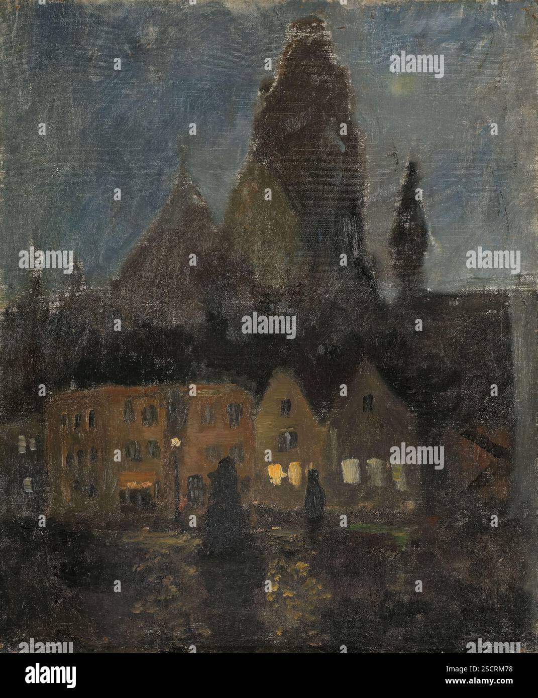 Serata a Dieppe, probabilmente tra il 1894 e il 1898. Foto Stock