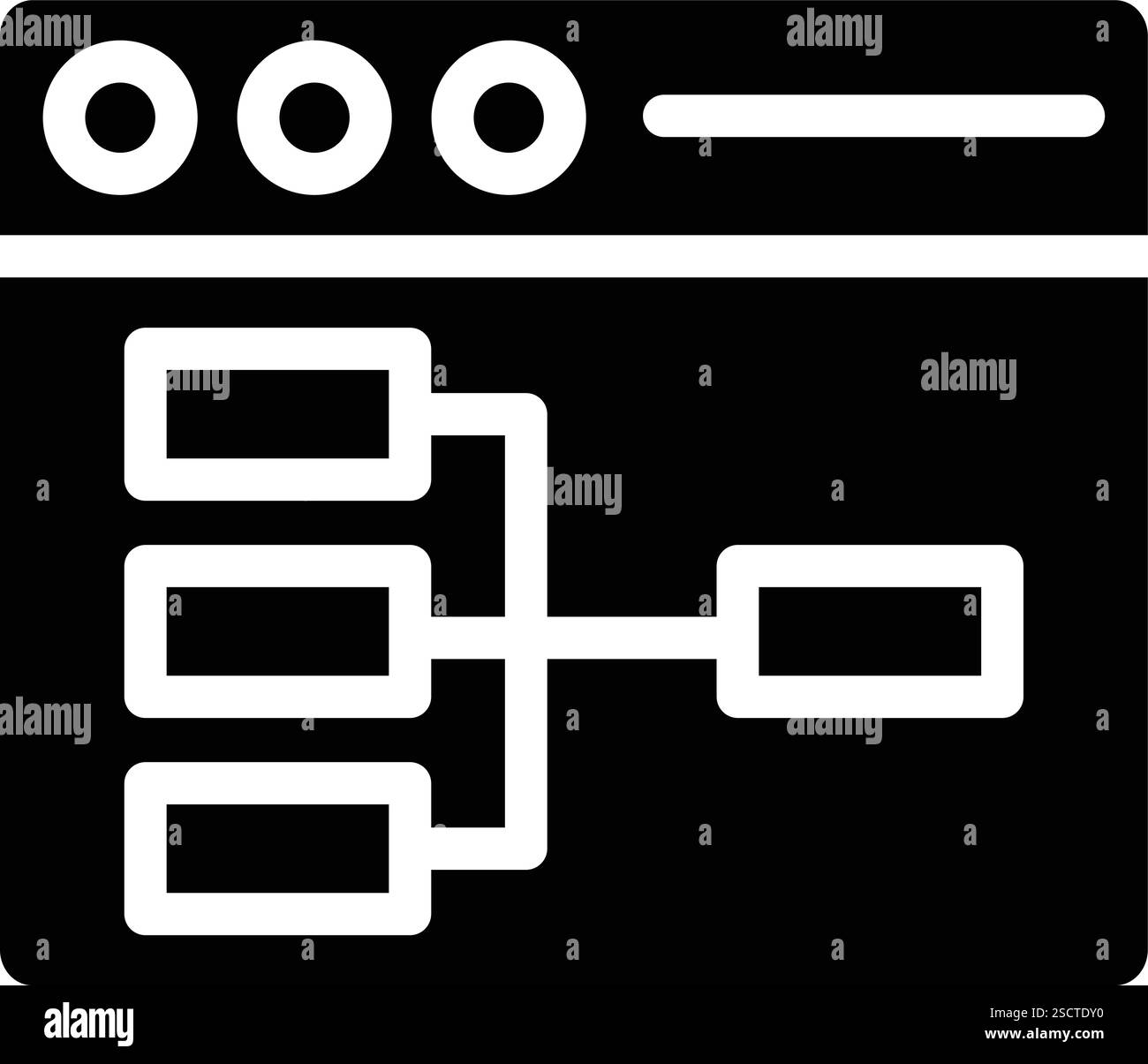 Illustrazione di progettazione dell'icona vettoriale UX design Illustrazione Vettoriale