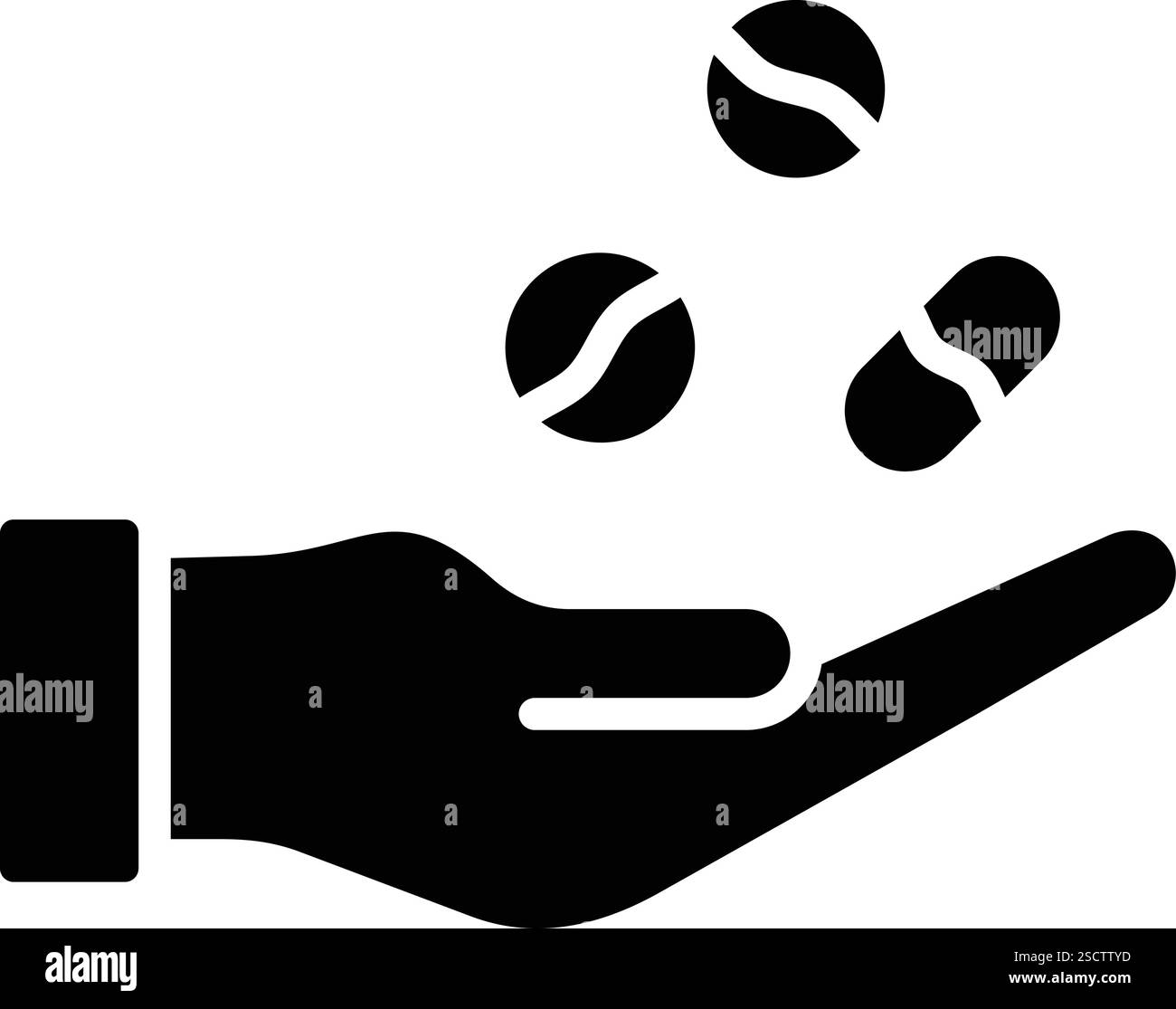 Illustrazione del disegno dell'icona del vettore di farmaci Illustrazione Vettoriale