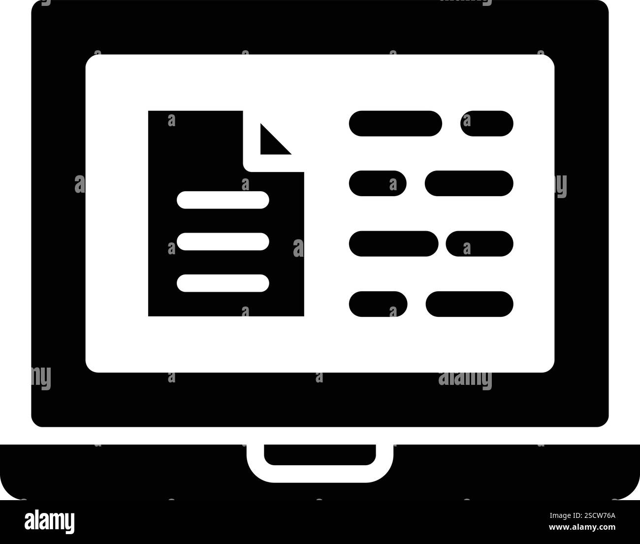 Report online illustrazione del progetto dell'icona del vettore Illustrazione Vettoriale
