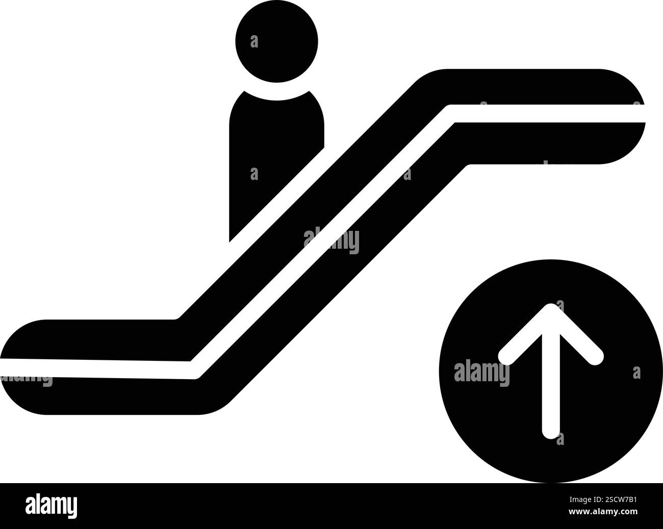 Illustrazione di progettazione dell'icona del vettore in salita Illustrazione Vettoriale