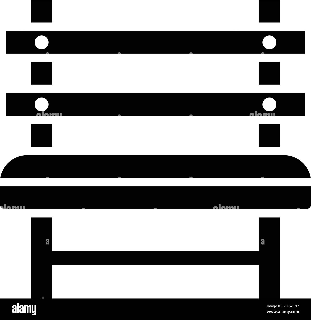 Illustrazione di progettazione dell'icona del vettore di banco Illustrazione Vettoriale