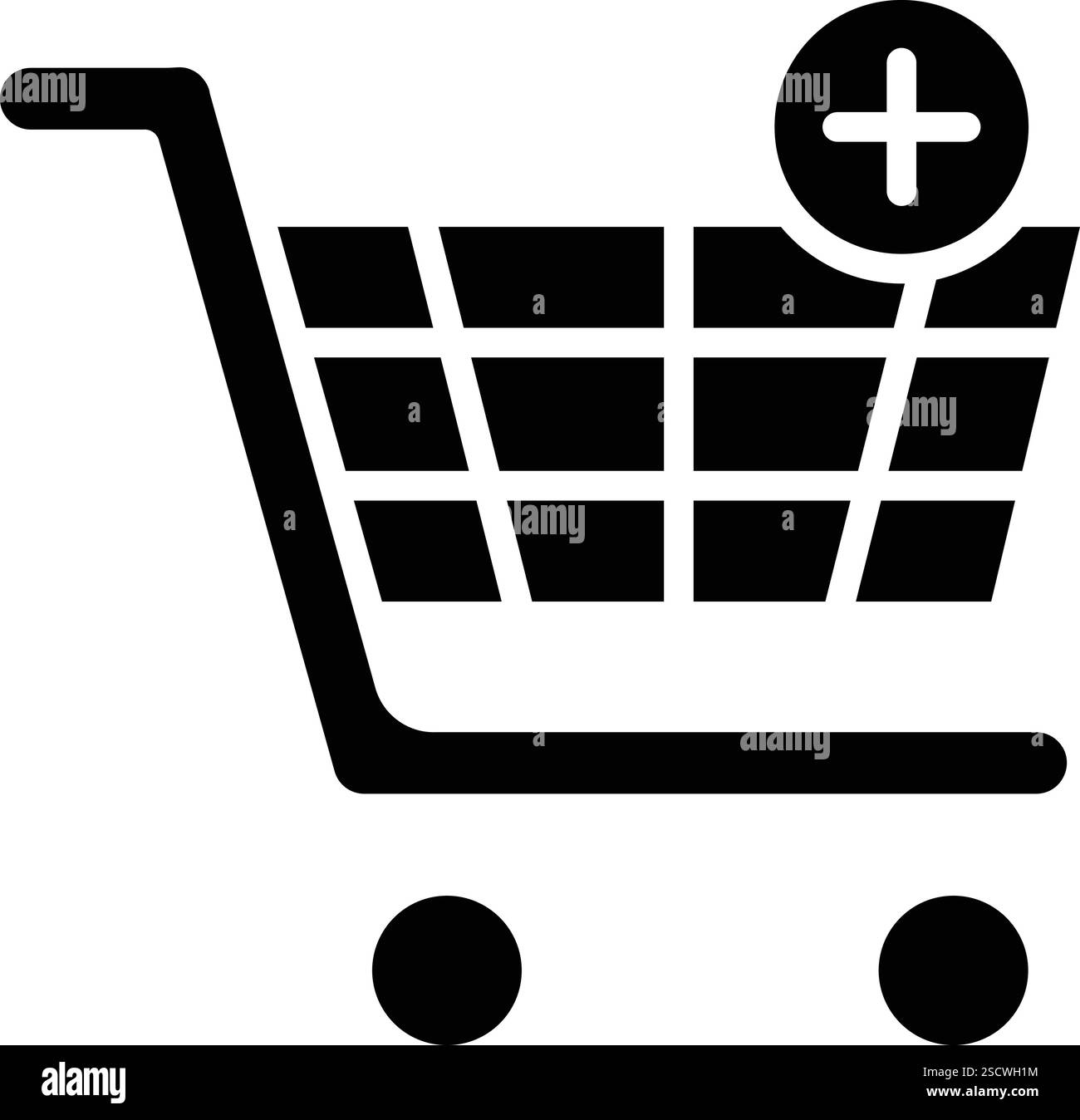 Aggiungi al carrello icona vettore illustrazione di progetto Illustrazione Vettoriale