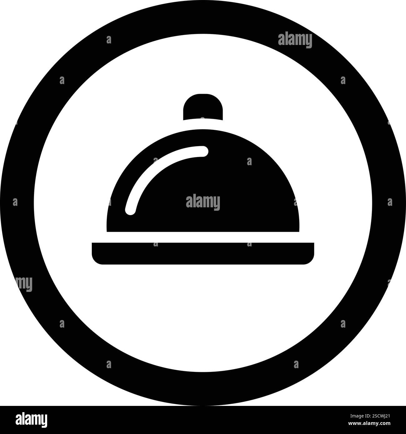 Illustrazione della progettazione dell'icona del vettore del ristorante Illustrazione Vettoriale