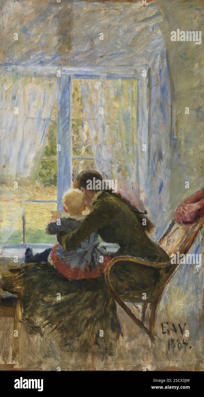 Tu e B&#xe9;b&#xe9;, 1884. Foto Stock