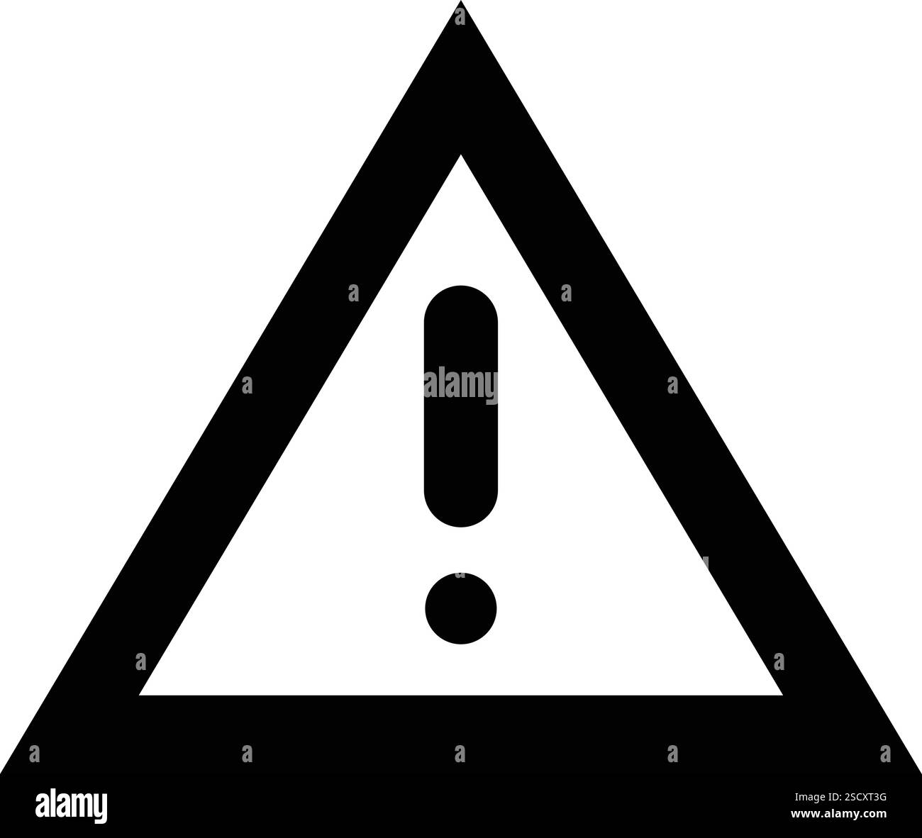 Illustrazione del disegno dell'icona del vettore di pericolo Illustrazione Vettoriale