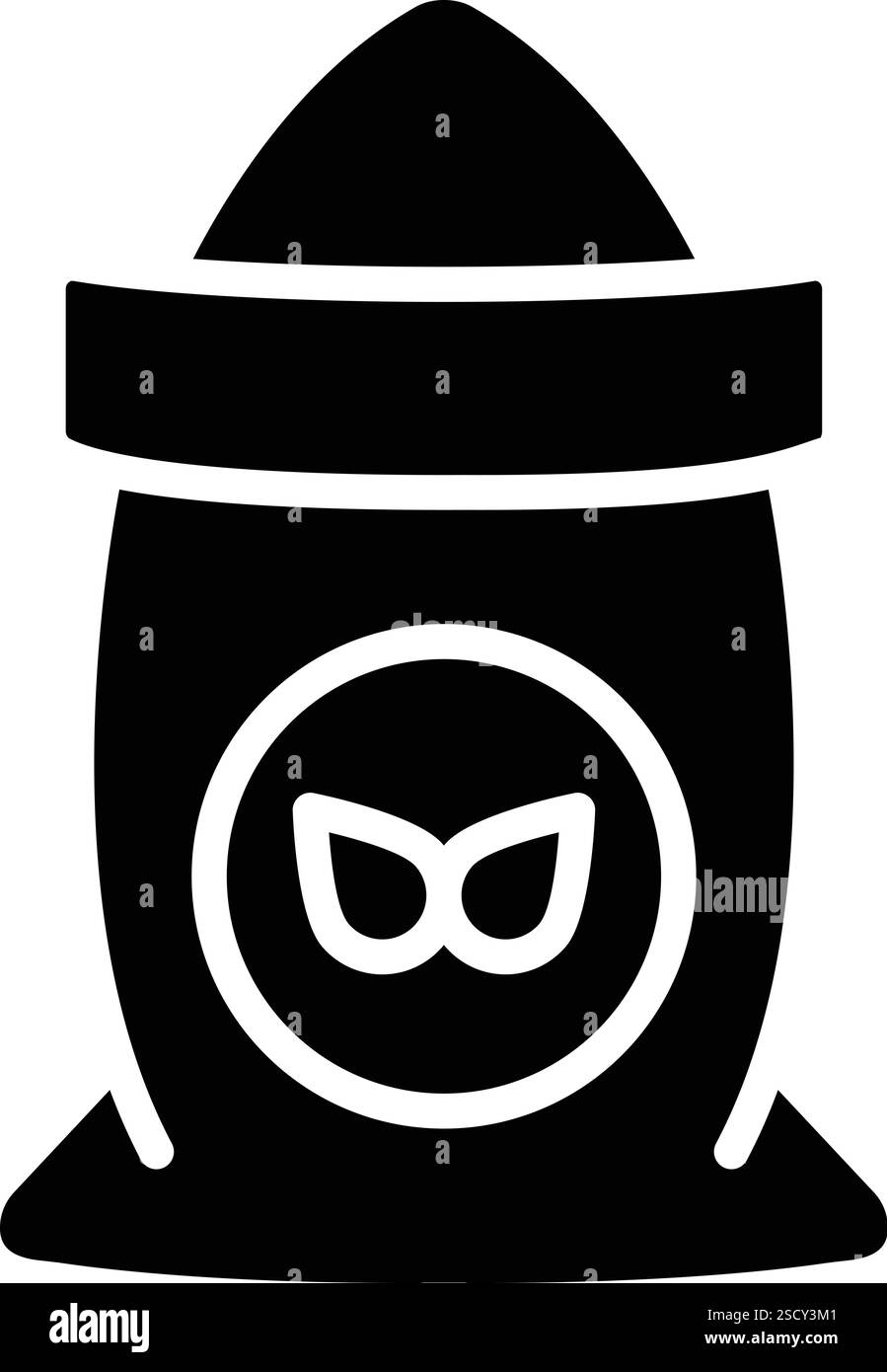 Illustrazione del disegno dell'icona del vettore della farina Illustrazione Vettoriale