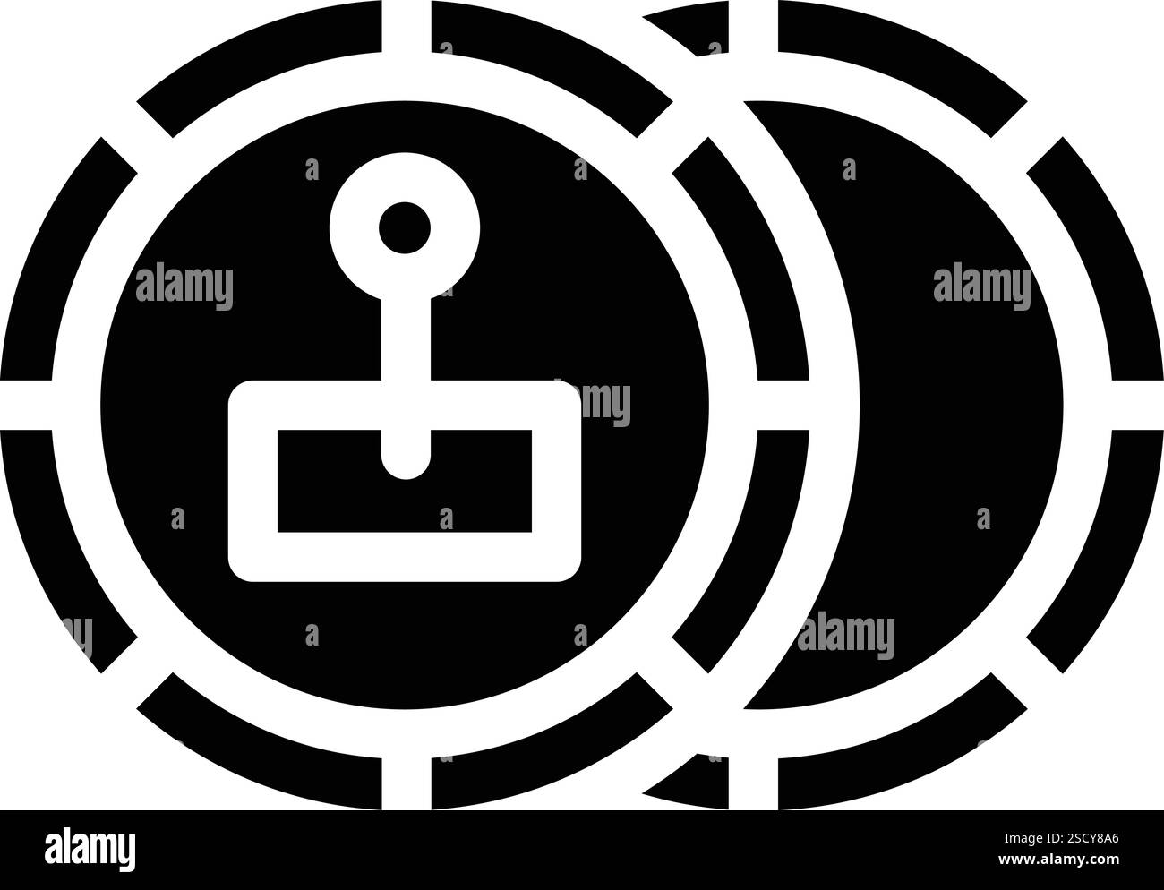 Illustrazione del disegno dell'icona del vettore di monete Illustrazione Vettoriale