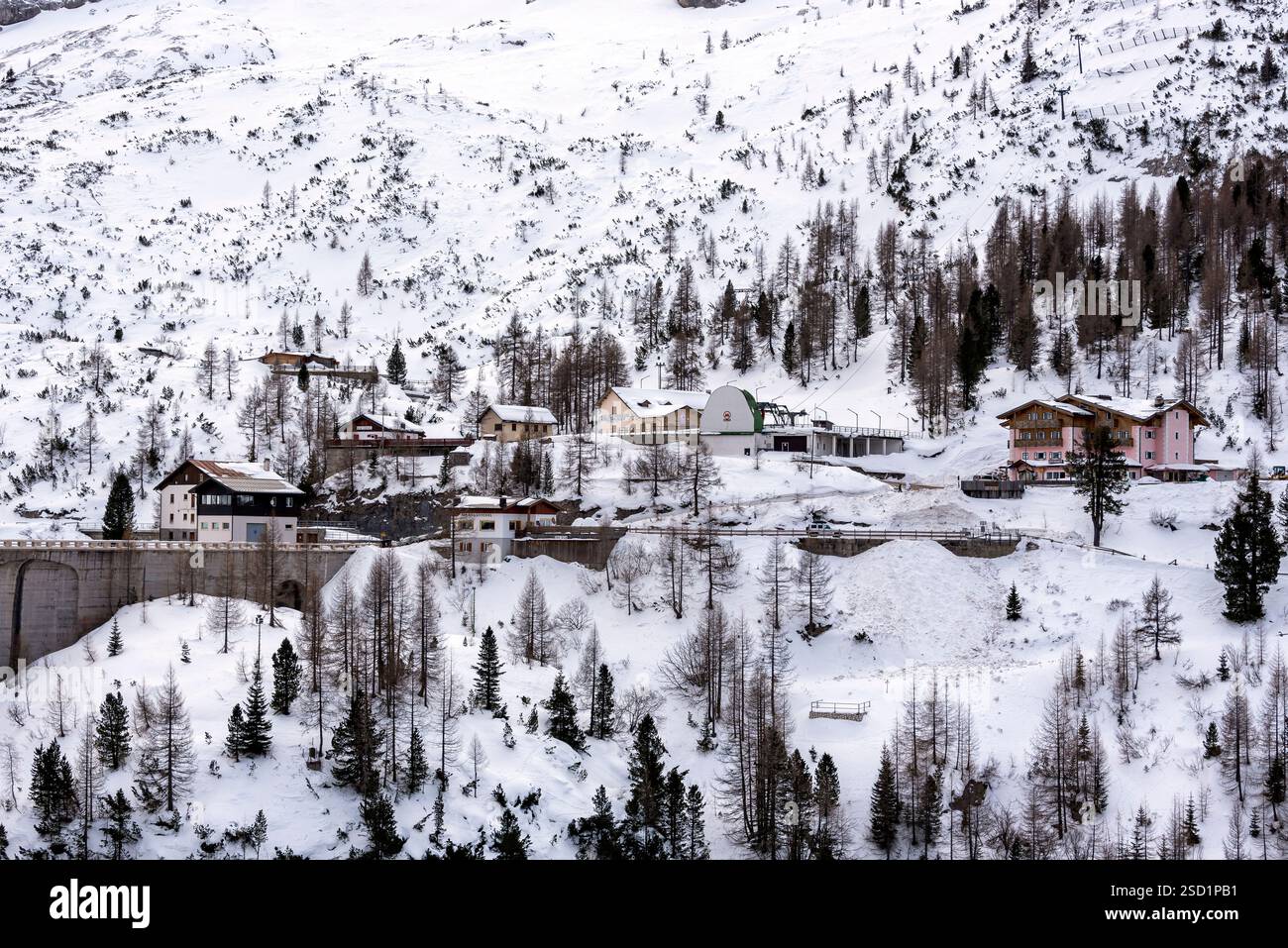 Marmolada, alto Adige, Nord Italia Foto Stock