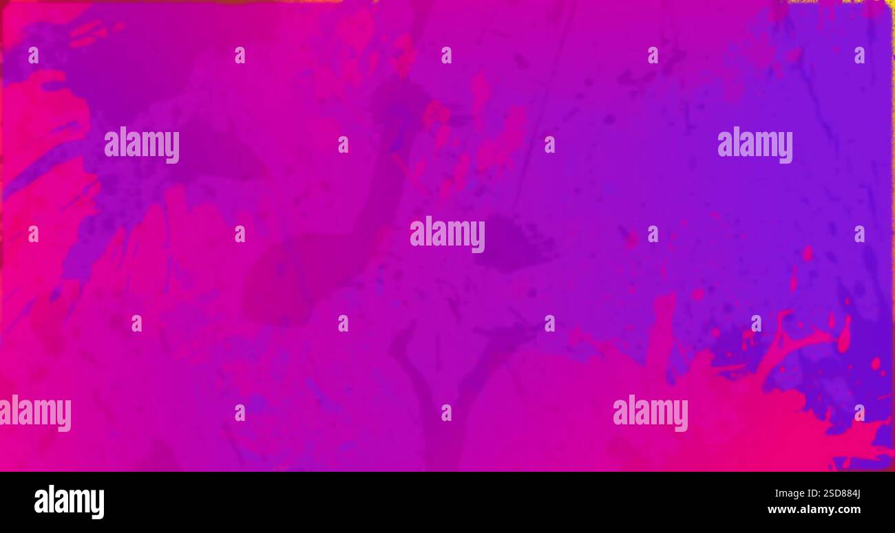Immagine della creazione di un vivace sfondo artistico, schizzi di pittura astratta colorata in movimento dinamico Foto Stock
