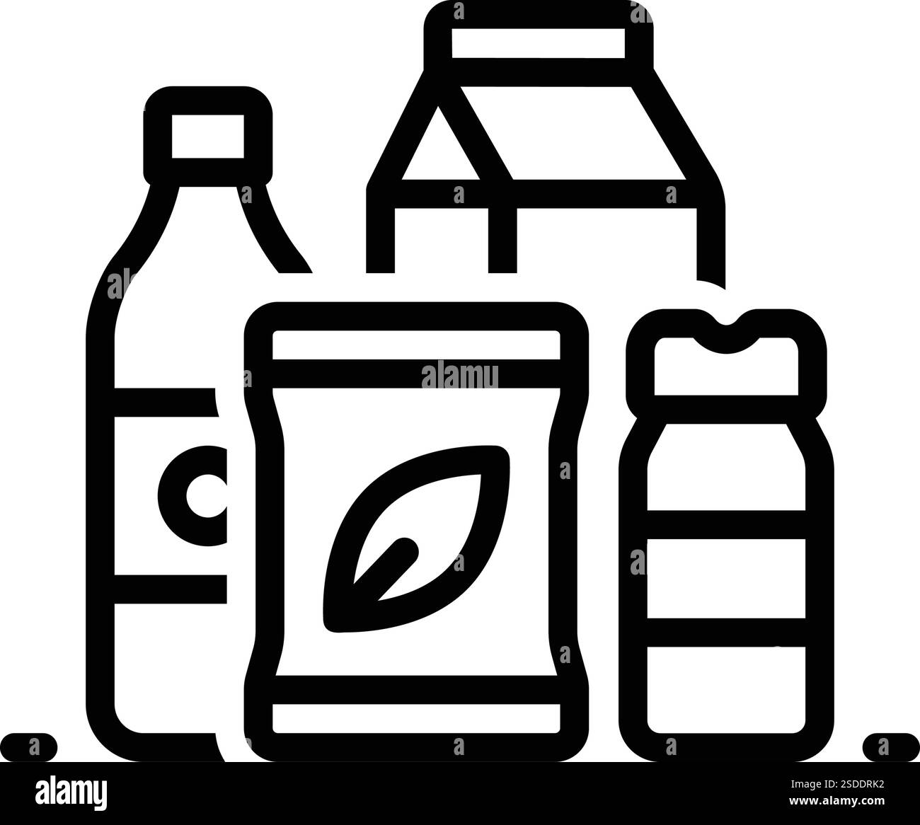 Icona per i prodotti biologici, biologici Illustrazione Vettoriale