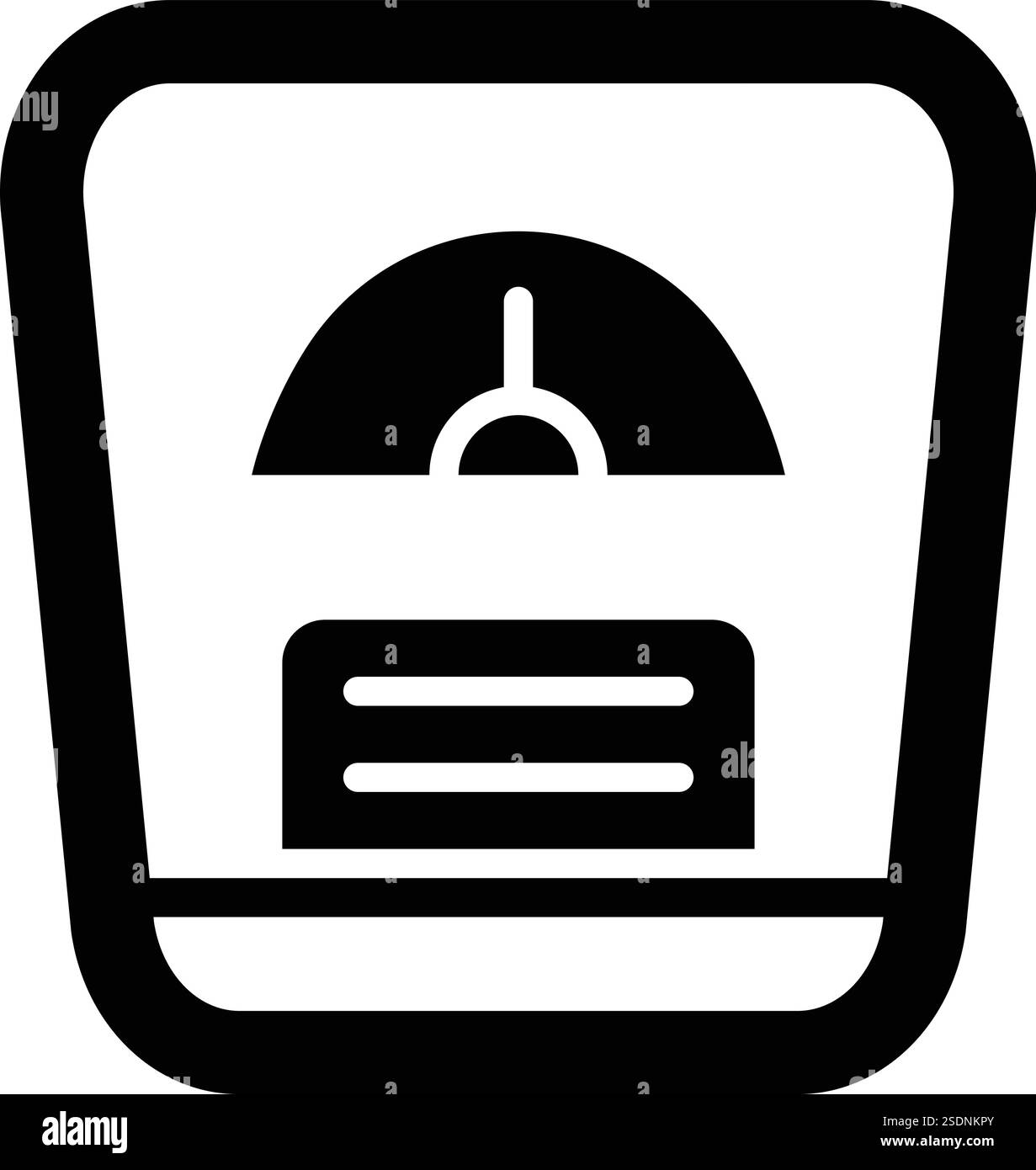 Illustrazione di progettazione dell'icona del vettore di peso Illustrazione Vettoriale