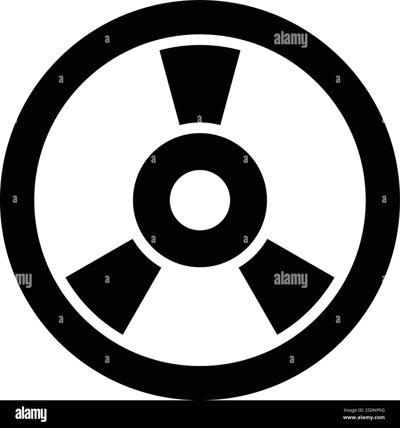 Illustrazione di progettazione dell'icona del vettore della piastra di peso Illustrazione Vettoriale
