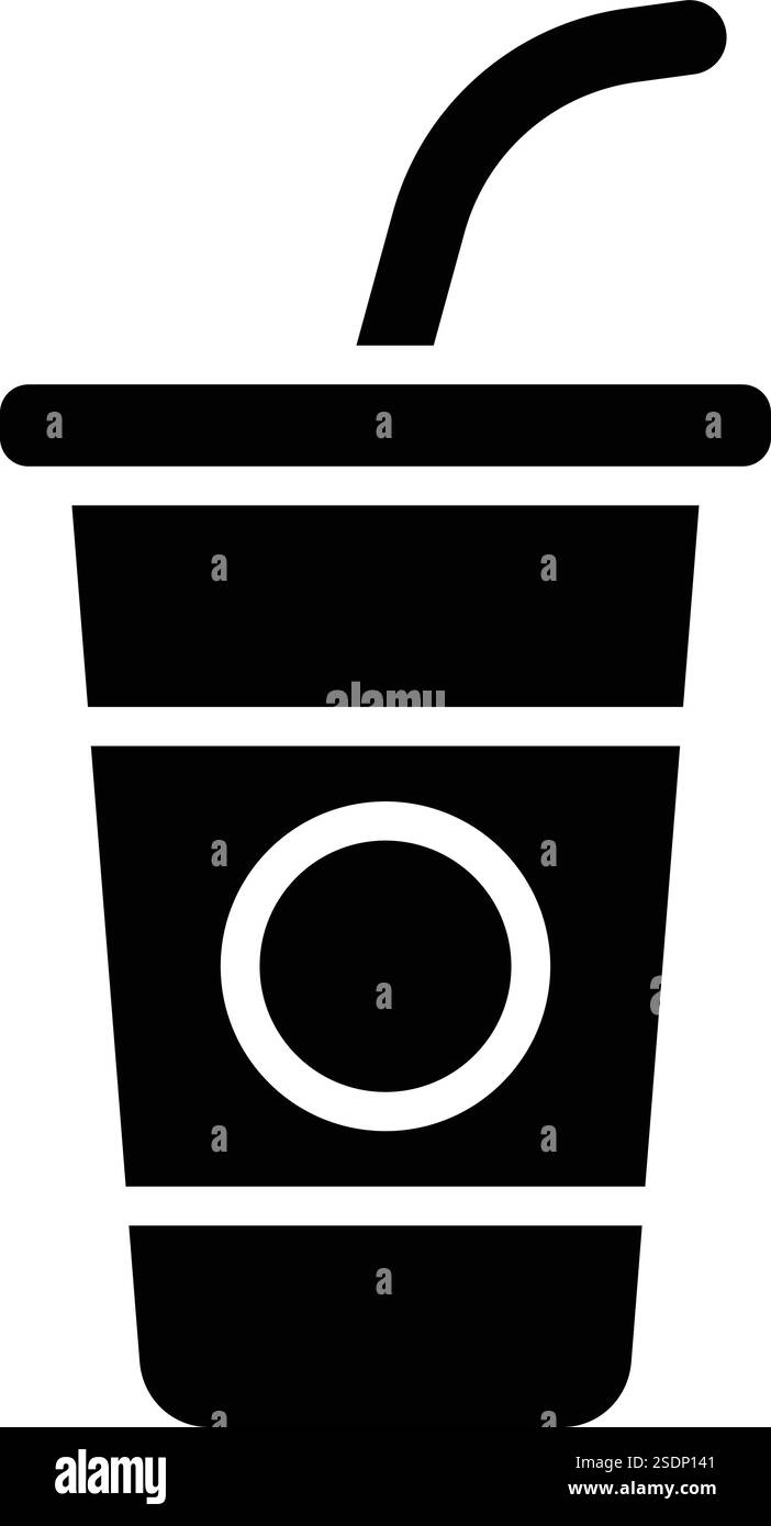 Illustrazione del design dell'icona del vettore Fruit Juice Illustrazione Vettoriale